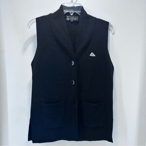Monte Carlo‎ Collection Sweater Vest Size 36 Magna Wool Shrink Resist 3 Buttons